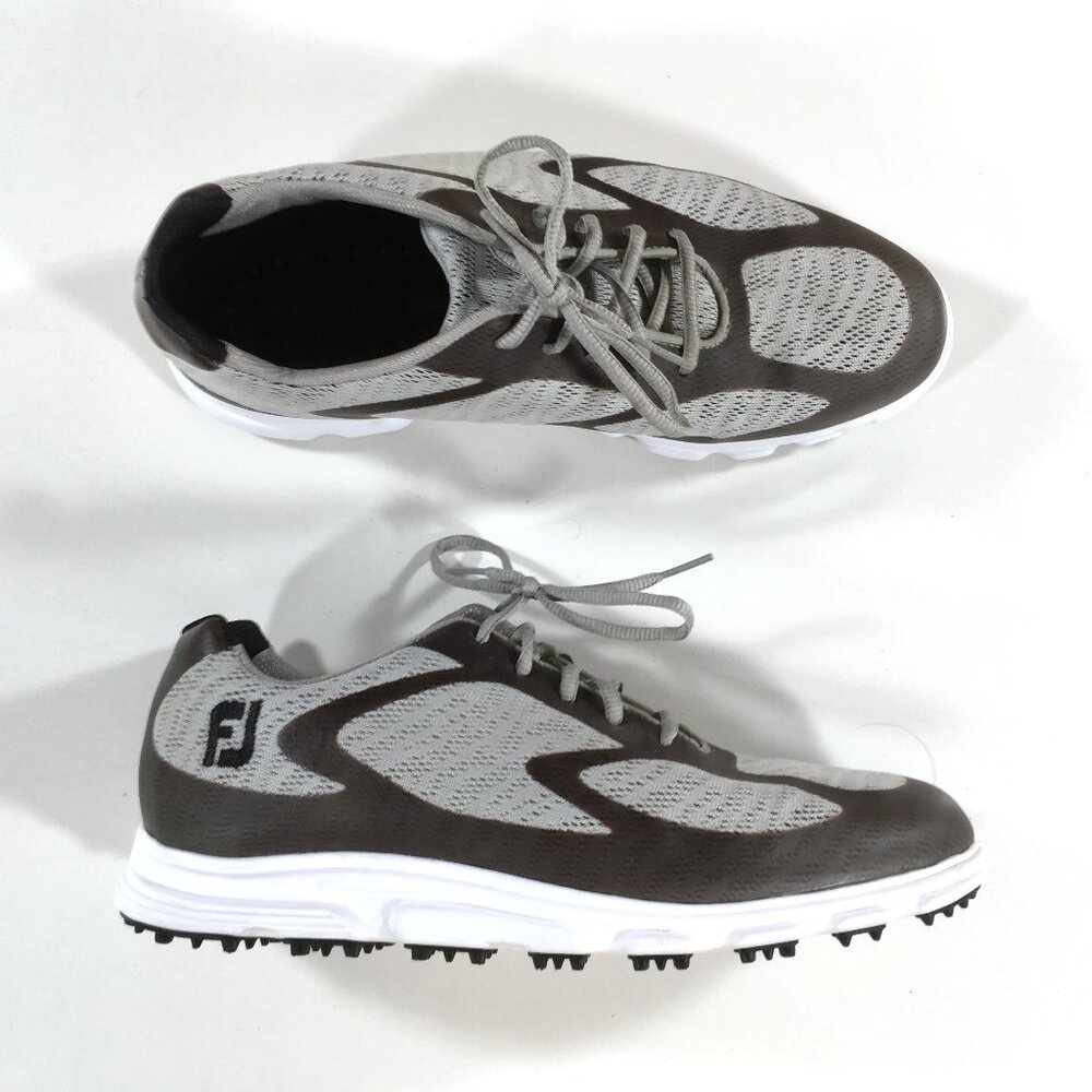 FootJoy FJ Superlites Lace Up Golf Shoes Mens Size 10.5 Spikeless 58025